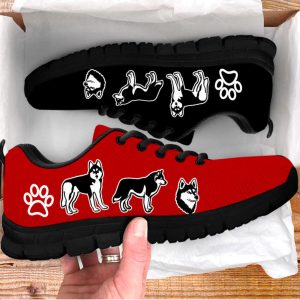 husky dog lover shoes yin yang color sneakers walking running lightweight casual shoes for pet lover 3.jpeg