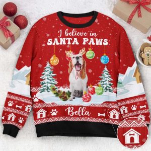 I Believe In Santa Paws, Personalized…