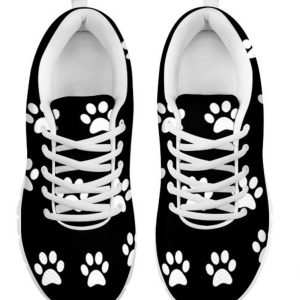 i love paw print sneakers for women comfortable walking running lightweight casual shoes 2.jpeg