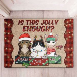 Is This Jolly Enough Cat Christmas…