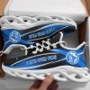 Jesus Faith Over Fear Blue Running Sneakers Max Soul Shoes  For Men And Women