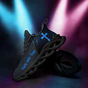 jesus faith over fear running sneakers black and blue max soul shoes christian shoes for men and women 3.jpeg