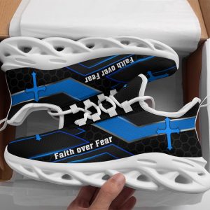 jesus faith over fear running sneakers black blue max soul shoes christian shoes for men and women.jpeg