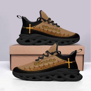 jesus faith over fear running sneakers brown max soul shoes christian shoes for men and women 3.jpeg