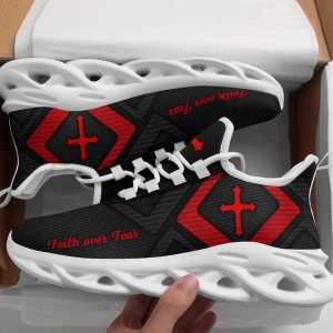 jesus faith over fear running sneakers red and black max soul shoes christian shoes for men and women.jpeg