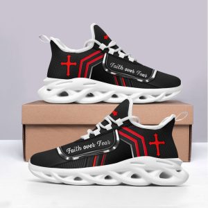 jesus faith over fear running sneakers white and black max soul shoes christian shoes for men and women 2.jpeg