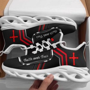 jesus faith over fear running sneakers white and black max soul shoes christian shoes for men and women.jpeg