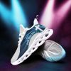 Jesus Faith Over Fear Running Sneakers White Sole Max Soul Shoes  For Men And Women