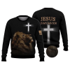 Jesus Is My Savior Ugly Christmas Sweater 3D Printed Best Gift For Xmas Adult