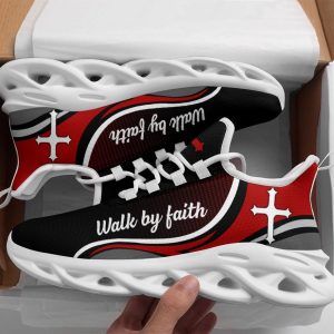 jesus walk by faith running sneakers red black max soul shoes christian shoes for men and women.jpeg
