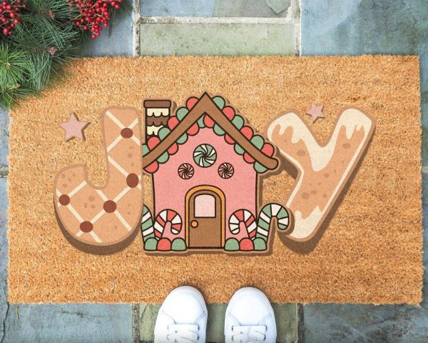 Joy Doormat, Christmas Doormat, House Doormat, Front Doormat, Christmas Gift