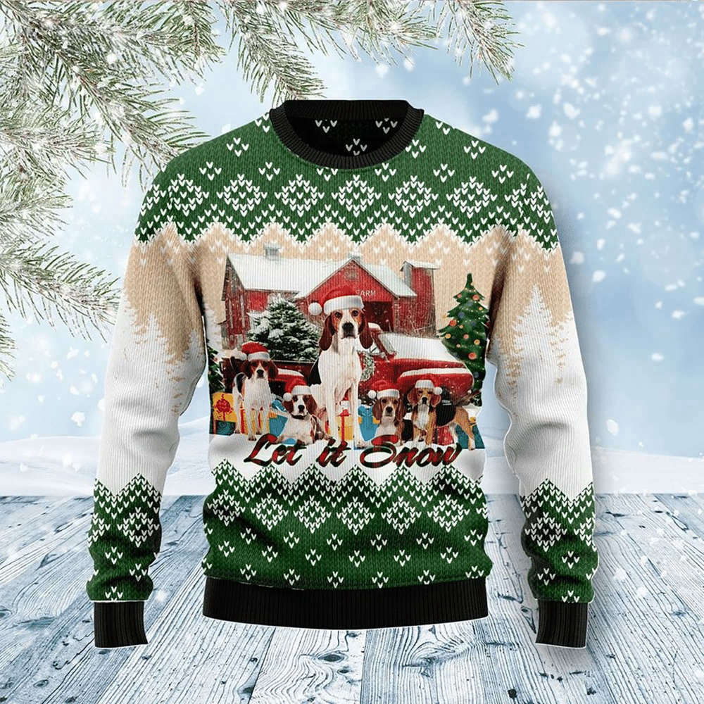 Let it clearance snow christmas sweater