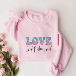 love is all you need sweatshirt couple sweatshirt love shirt sweatshirt for women 1 1.jpeg