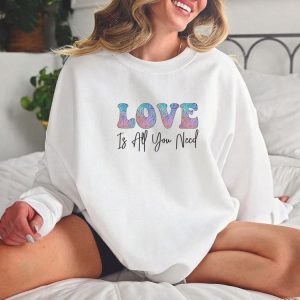love is all you need sweatshirt couple sweatshirt love shirt sweatshirt for women 1 2.jpeg