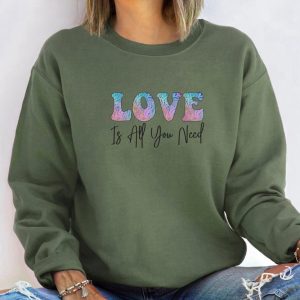 love is all you need sweatshirt couple sweatshirt love shirt sweatshirt for women 1 3.jpeg