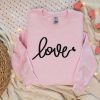 Love  Sweatshirt, Valentines Day Sweatshirt, Couple Sweater, Gift For Lover
