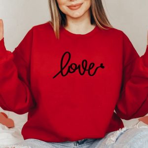 love sweatshirt valentines day sweatshirt couple sweater gift for lover 3.jpeg