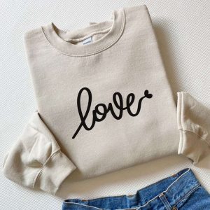 love sweatshirt valentines day sweatshirt couple sweater gift for lover 4.jpeg