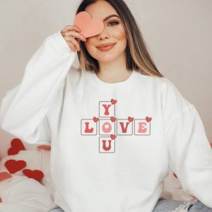 love you sweatshirt cute sweater heart shirt valentine sweatshirt gift for women 2.jpeg