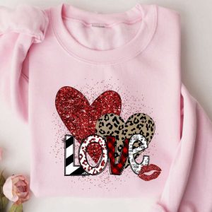 love you sweatshirt valentines day sweatshirt leopard hearts sweatshirt for women 1 1.jpeg
