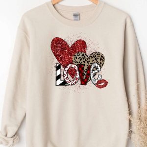 love you sweatshirt valentines day sweatshirt leopard hearts sweatshirt for women 1 3.jpeg