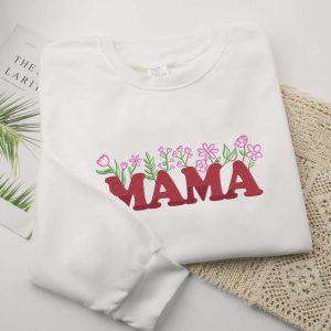MaMa Embroidered Sweater Mother’s Day Gift…