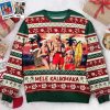 Mele Kalikimaka, Personalized Photo Ugly Sweater, For Men And Women