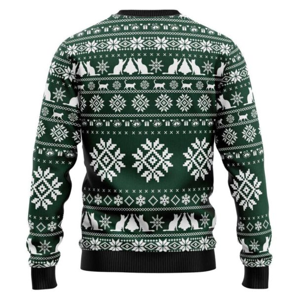 Meowy Christmas Ugly Christmas Sweater, Christmas Gifts, Christmas Sweatshirt