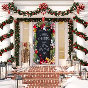 merry christmas and happy new year door decoration christmas door cover for family 1.jpeg