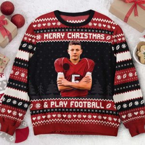 Merry Christmas And Play Football, Personalized…
