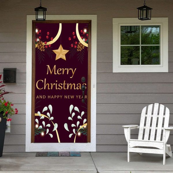 Merry Christmas Door Decorations – Christmas Door Covers – Christmas Gift For Family