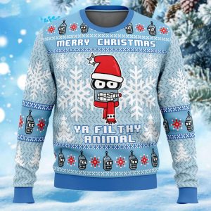 merry christmas ya filthy animal futuramas ugly christmas sweater gift for christmas .jpeg
