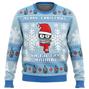 merry christmas ya filthy animal futuramas ugly christmas sweater gift for christmas 1 1.jpeg