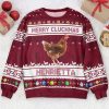 Merry Cluckmas Chicken Farmers Clucker Bird, Personalized Photo Ugly Sweater, For Men And Women