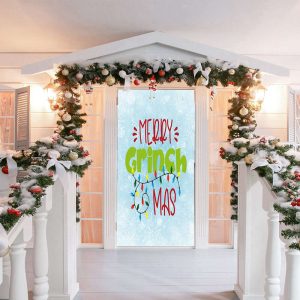 merry grinchmas door cover christmas door covers christmas gift for family.jpeg