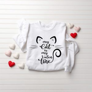 my cat is my valentine sweatshirt valentine cat sweatshirt for cat lover gift 5.jpeg