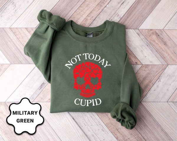 Not Today Cupid Sweatshirt, Valentine’s Day Sweatshirt, Cupid Sweatshirt, Gift For Lover