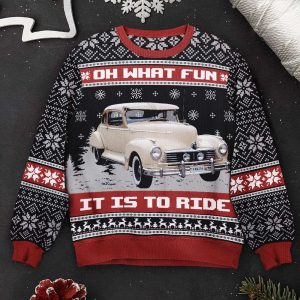 oh what fun it is to ride personalized photo ugly sweater for men and women 1.jpeg