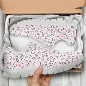 pastel bone shoes custom name shoes bones pattern running sneakers for pet lover 2.jpeg