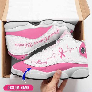 personalized breast cancer awareness running shoes pink ribbon shoes breast cancer warrior gift 1 1.jpeg