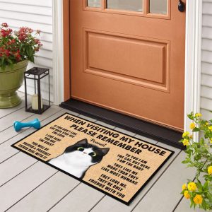 personalized cat doormat cat rug cat welcome mat cat lovers gift custom welcome doormat pet doormat cat owner gift housewarming gift 1.jpeg