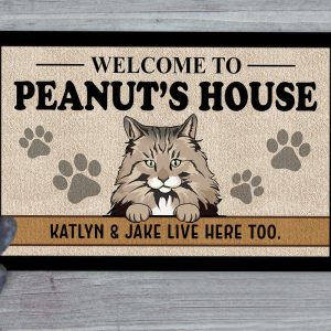 personalized cat doormat with owner s names custom cat welcome mat cat mom gift cat dad gift cat lover gift housewarming gifts cat rug 2.jpeg