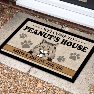 personalized cat doormat with owner s names custom cat welcome mat cat mom gift cat dad gift cat lover gift housewarming gifts cat rug 3.jpeg