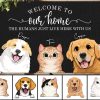 Personalized Dog and Cat Doormat, Cat And Dog Doormat, Pet Lovers Gifts