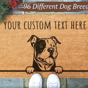 personalized dog doormat welcome mat custom text doormat gift for dog mom customized coir doormat memorial gift housewarming gift.jpg