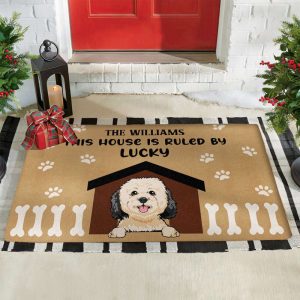 personalized dog mat dog doormat funny welcome mat dog family doormat dog lover gift dog mom gift rustic home decor custom doormat 1.jpeg
