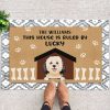 Personalized Dog Mat, Dog Doormat, Funny…