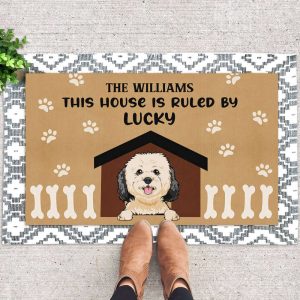personalized dog mat dog doormat funny welcome mat dog family doormat dog lover gift dog mom gift rustic home decor custom doormat.jpeg