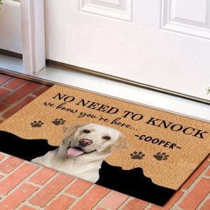 Custom Dog Doormat, Custom Dog Door Mat, Dog Rug, Funny Dog