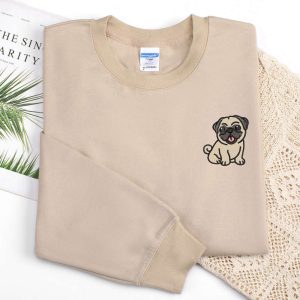 Personalized Dog Sweatshirt, Embroidered Sweatshirt, Gift…
